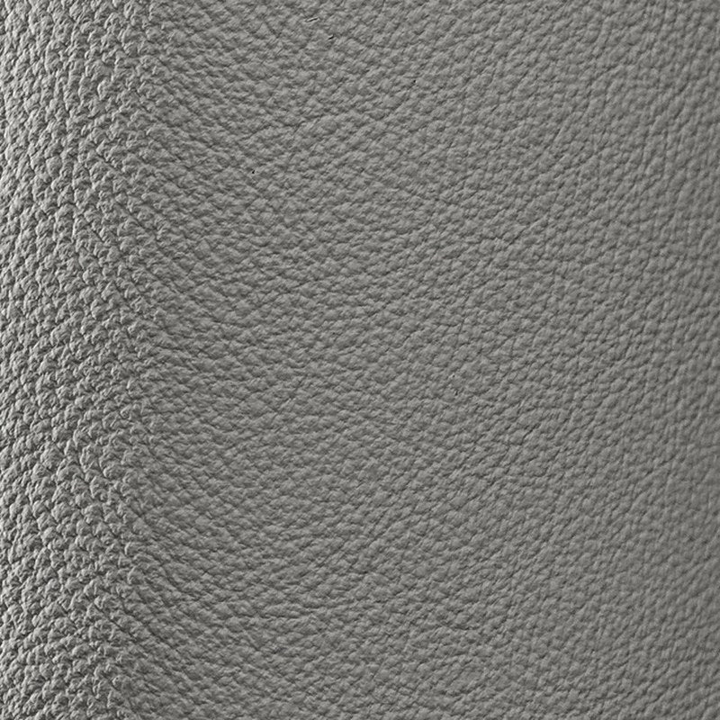 Grey leather swatch BL-104 – cowhide leather for Basilicca custom leather pool tables