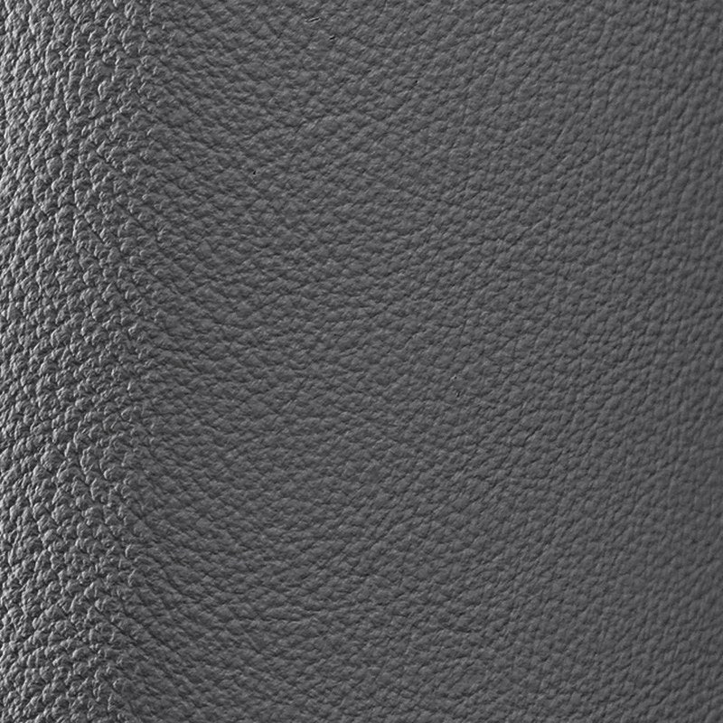 Charcoal leather swatch BL-108 – cowhide leather for Basilicca custom leather pool tables