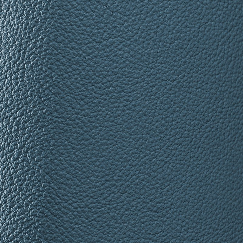 Teal leather swatch BL-110 – cowhide leather for Basilicca custom leather pool tables