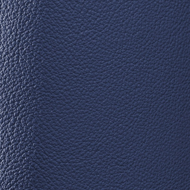 Navy leather swatch BL-112 – cowhide leather for Basilicca custom leather pool tables