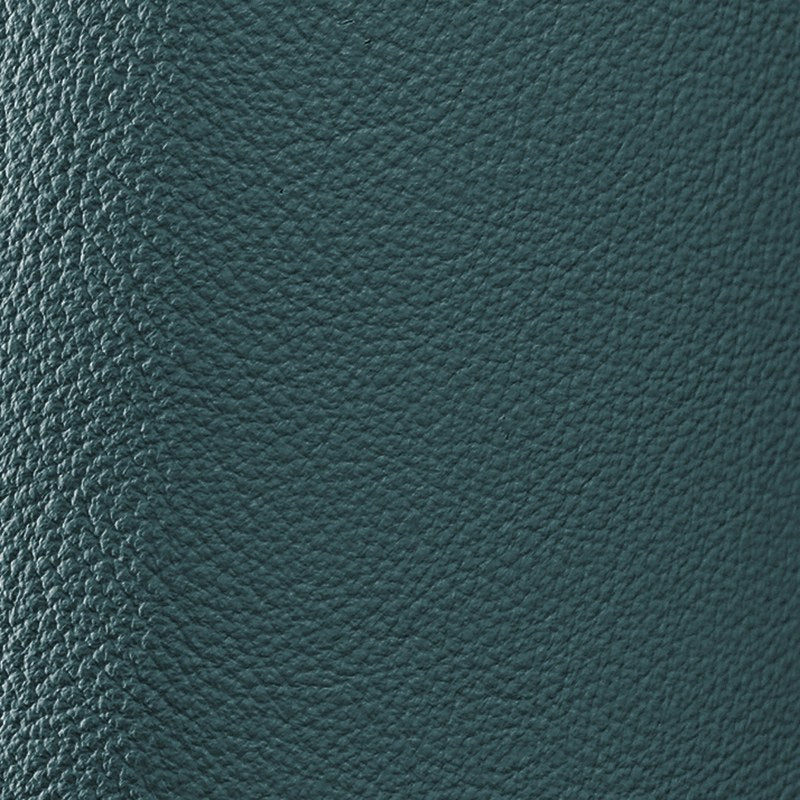 Dark Teal leather swatch BL-120 – cowhide leather for Basilicca custom leather pool tables