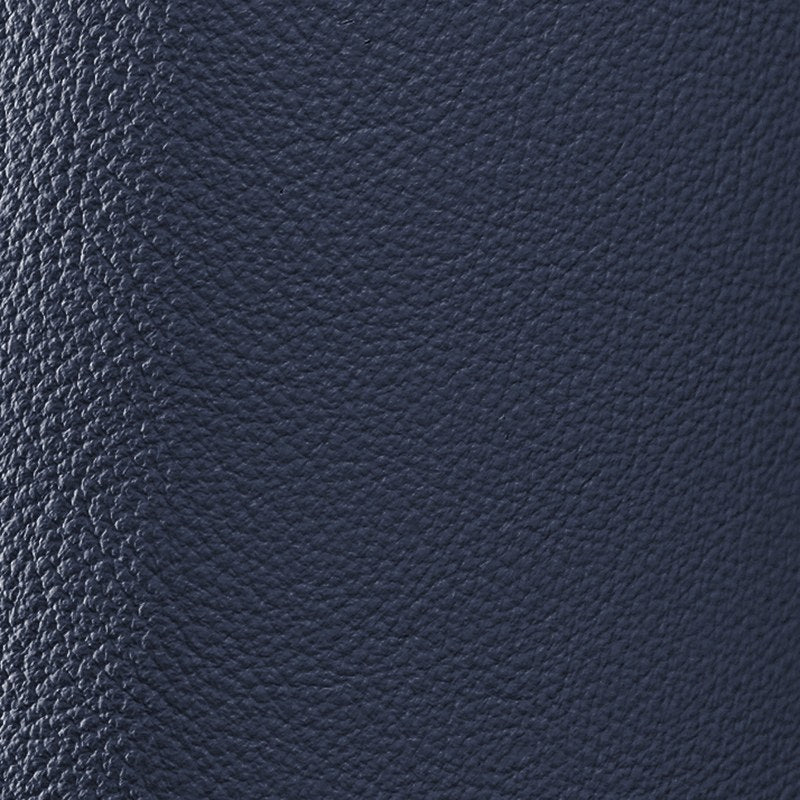 Midnight Blue leather swatch BL-122 – cowhide leather for Basilicca custom leather pool tables