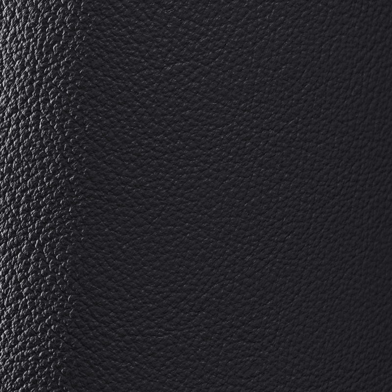 Black leather swatch BL-124 – cowhide leather for Basilicca custom leather pool tables