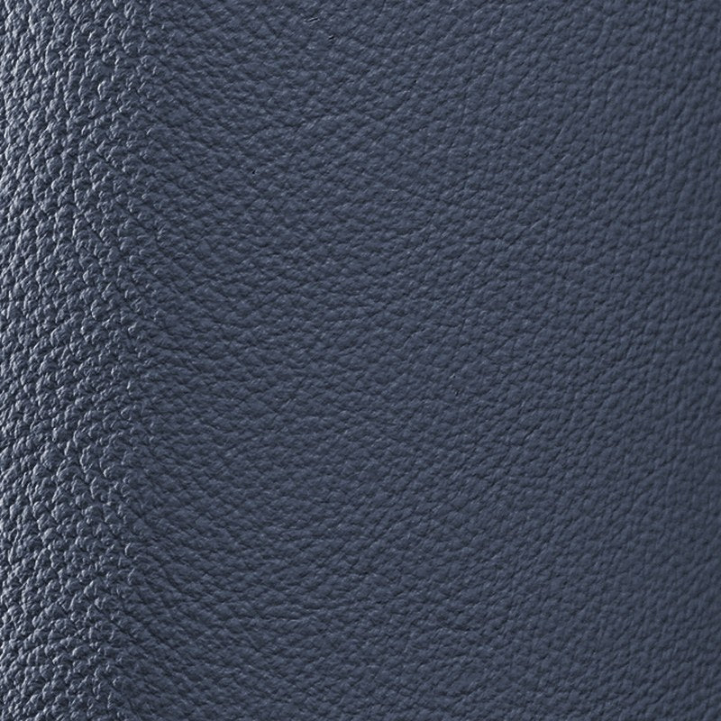 Denim Blue leather swatch BL-132 – cowhide leather for Basilicca custom leather pool tables