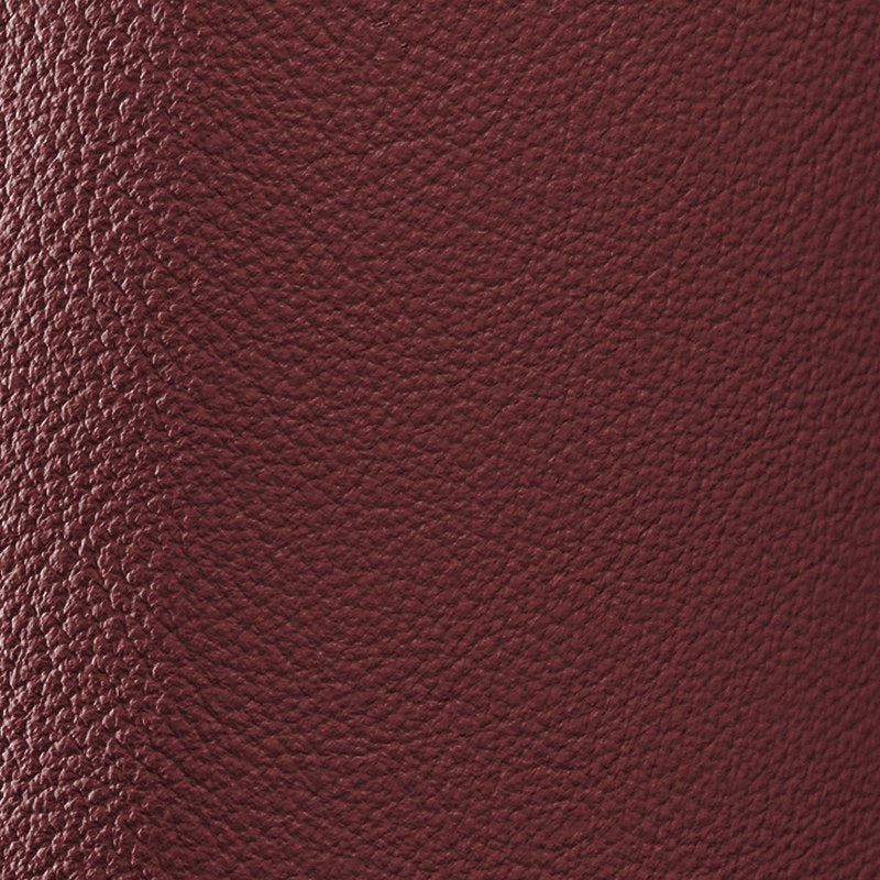 Burgundy leather swatch BL-133 – cowhide leather for Basilicca custom leather pool tables