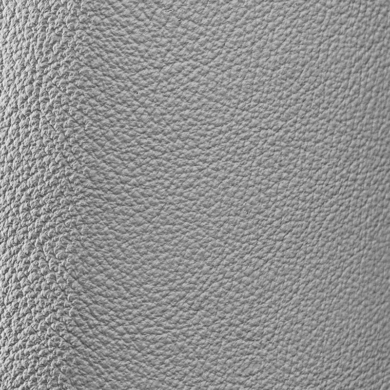 Silver leather swatch BL-139 – cowhide leather for Basilicca custom leather pool tables