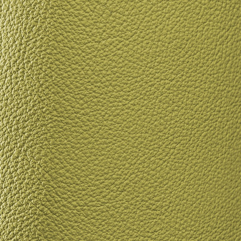 Chartreuse leather swatch BL-151 – cowhide leather for Basilicca custom leather pool tables