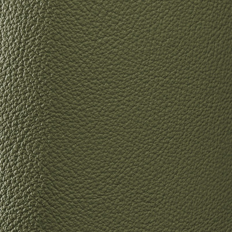 Moss Green leather swatch BL-161 – cowhide leather for Basilicca custom leather pool tables
