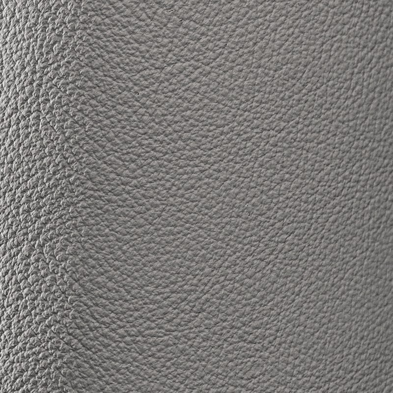 Mid Grey leather swatch BL-187 – cowhide leather for Basilicca custom leather pool tables