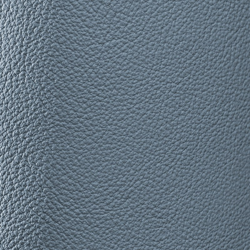 Steel Blue leather swatch BL-191 – cowhide leather for Basilicca custom leather pool tables