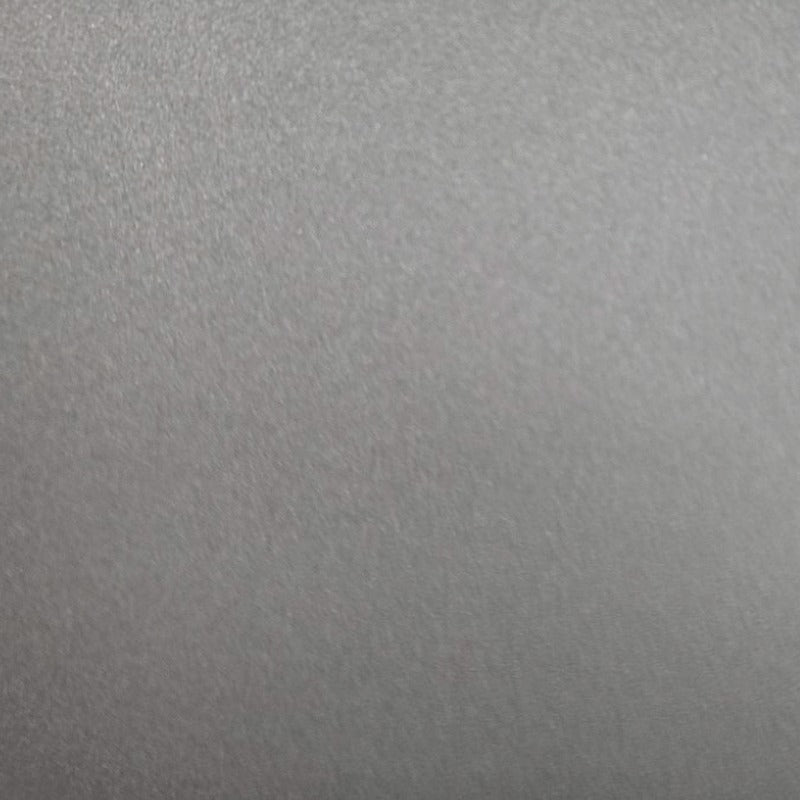Aluminium metal finish swatch – satin silver aluminium for Basilicca custom pool tables and furniture